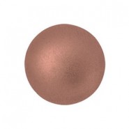 Les perles par Puca® Cabochon 18mm Copper gold mat 00030/01780